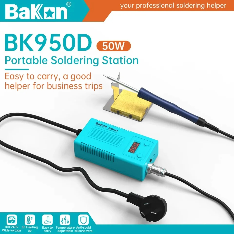 Diy Electronics Hobby - Stacja lutownicza Bakon BK950D Estación T12
