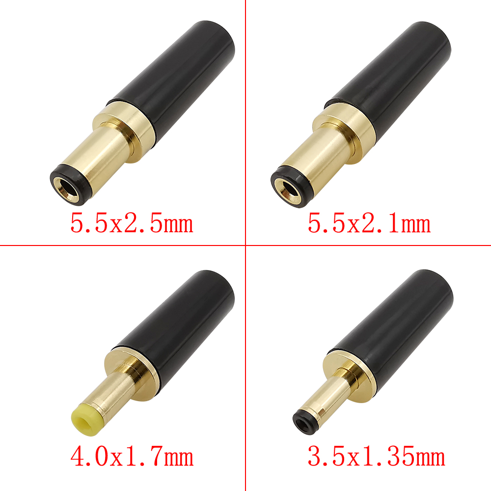 Diy Electronics Hobby - 2 szt. Wtyczka męska 5.5x2.5mm 5.5x2.1mm
