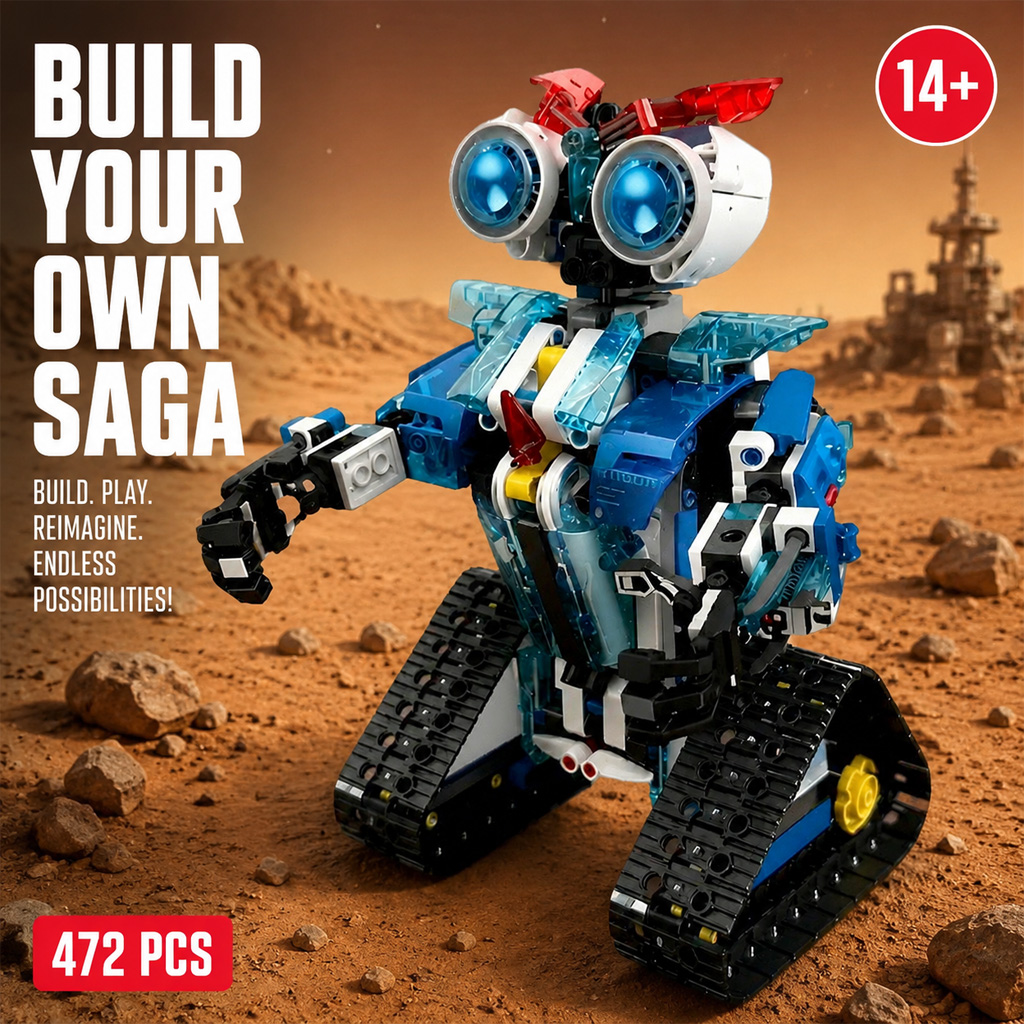 Diy Electronics India - 476 elementów Mini Robot Zestaw Klocków