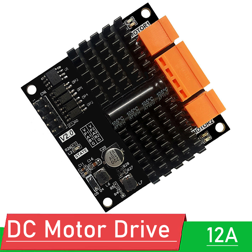 L298N Motor Driver - Moduł sterowania silnikiem szczotkowym DC 12V