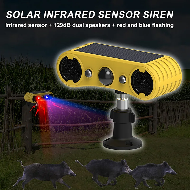 Ldr Light Sensor - Solarny alarm z czujnikiem ruchu, LED,
