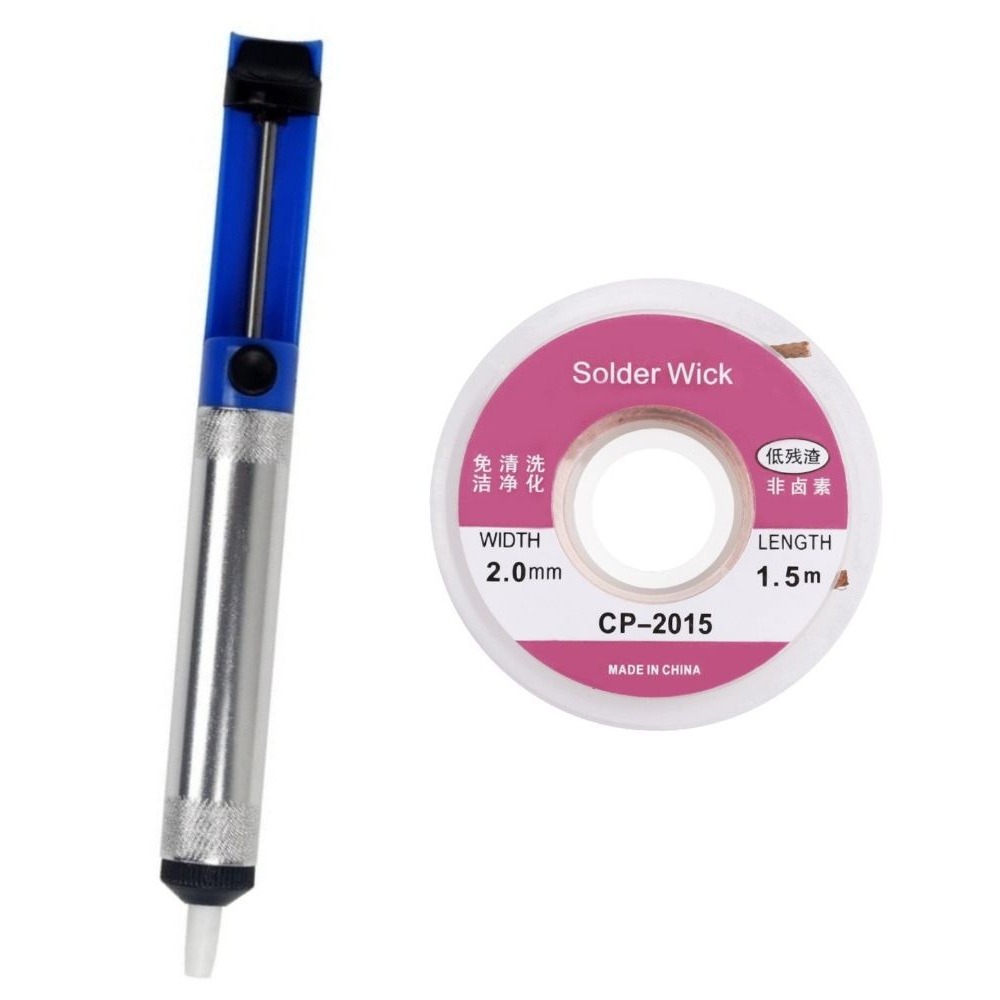 Desoldering Pump Solder - Aluminiowa pompa do rozlutowywania próżniowe usuwanie