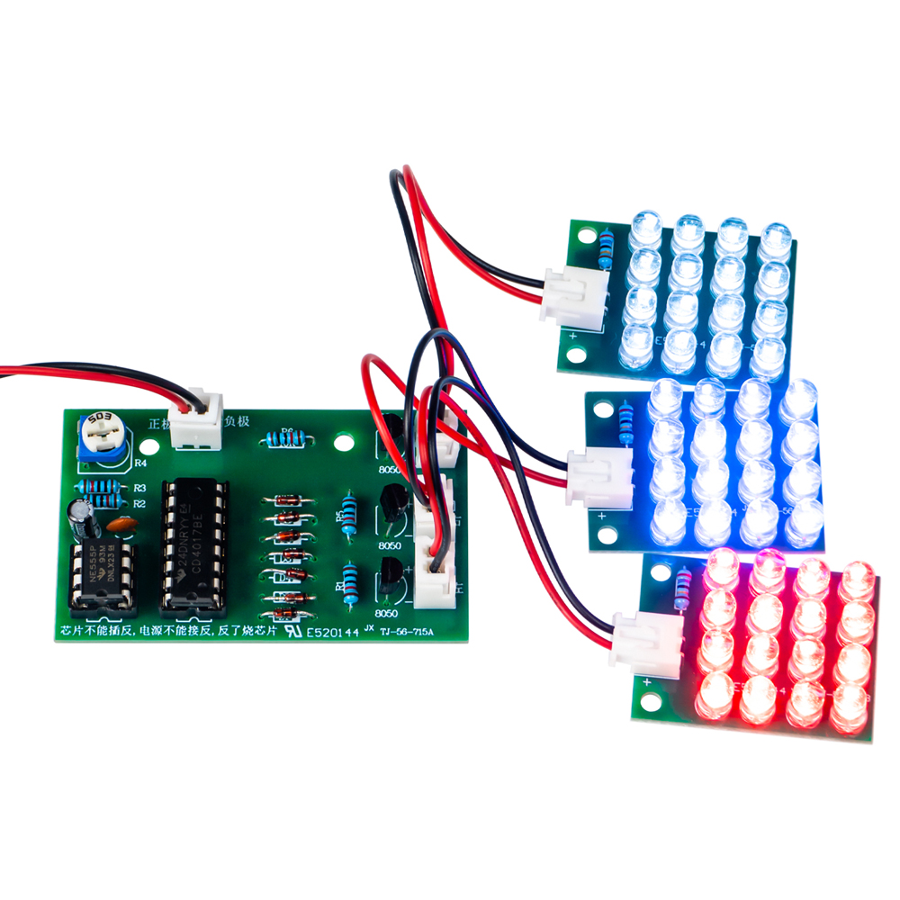 Pcb Etching Kit - Zestaw Elektroniczny DIY LED Trójkolorowe Światło