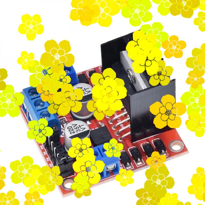 L298N Motor Driver - 1/2/5 szt. Moduł sterownika L298N, podwójny