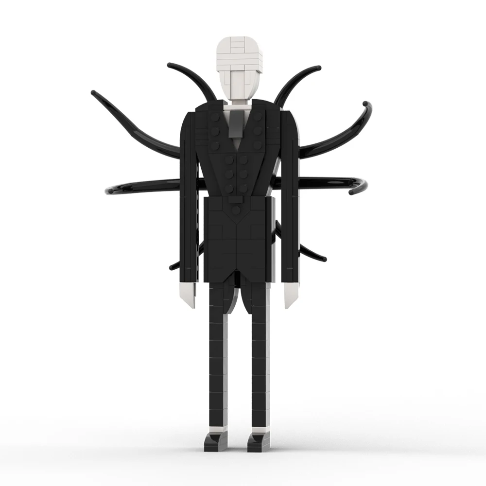 Diy Electronics Ideas - MOC Legendarni Postacie Czarne Slendermeny Model