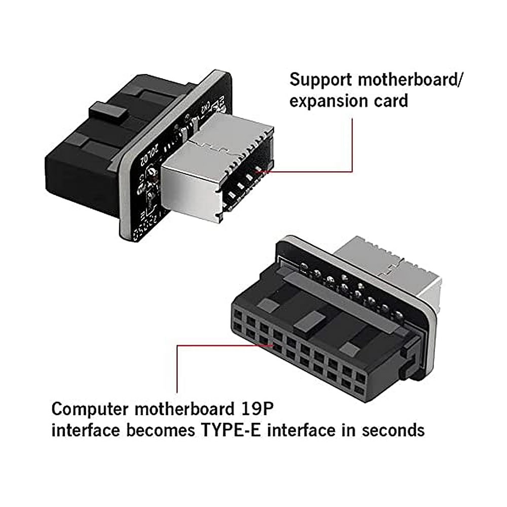 Male Female Header Pin - Adapter USB 3.0 19/20Pin na Type