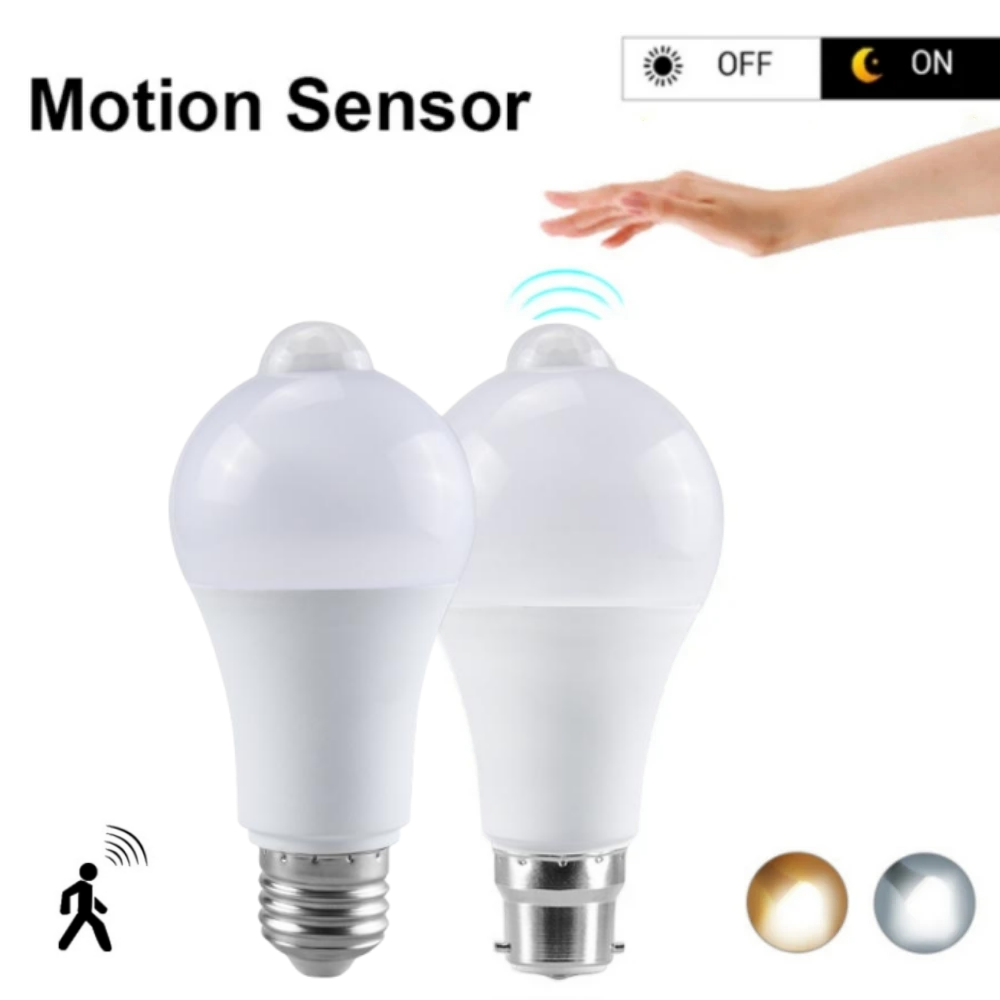 Ldr Light Sensor - Żarówka LED z czujnikiem ruchu PIR