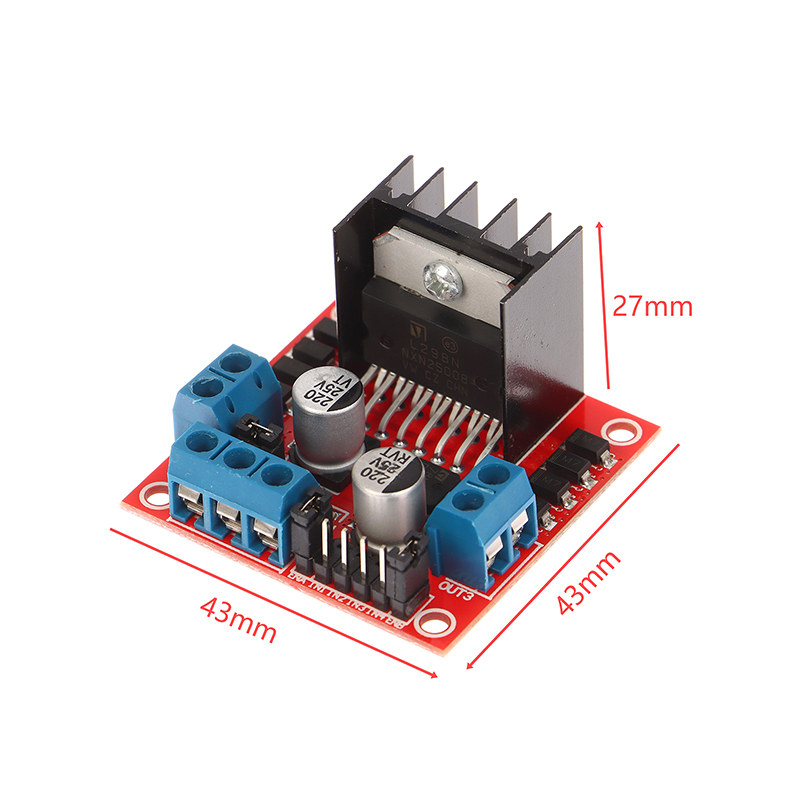 L298N Motor Driver - Sterownik silnika krokowego L298N do inteligentnego
