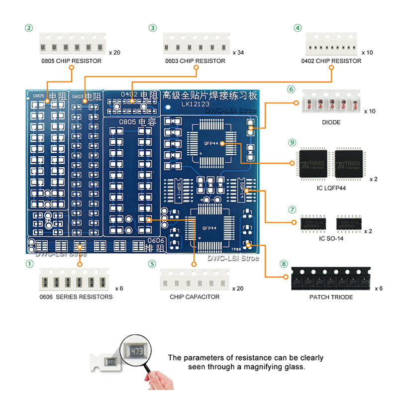 SMD Advanced Full Patch Weldin – Pcb Etching Kit recenzja i cena