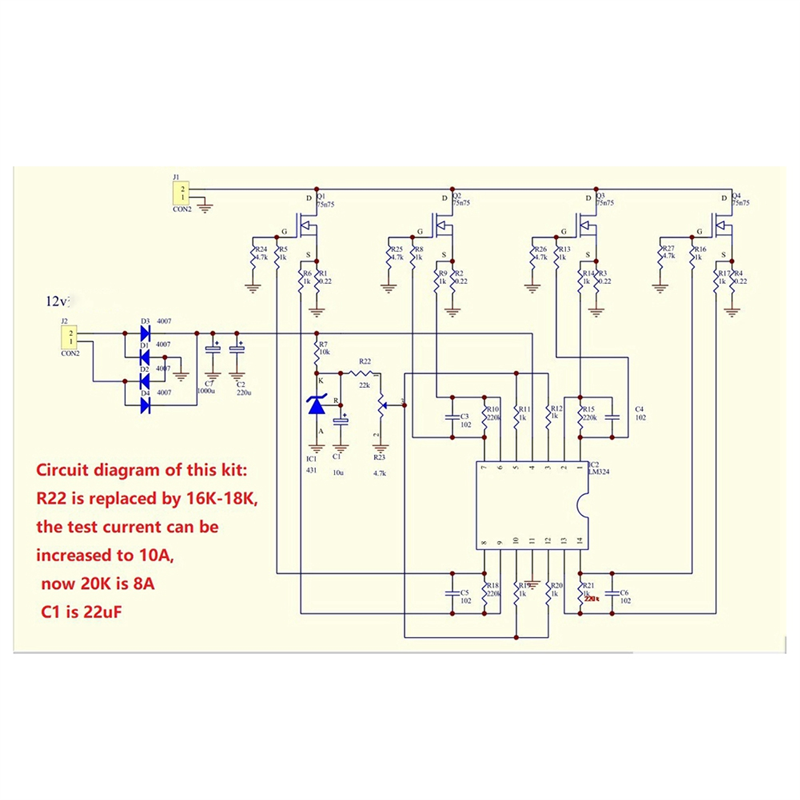 Zestawy DIY AC88-2X 150W 10A T – Diy Electronic Load recenzja i cena