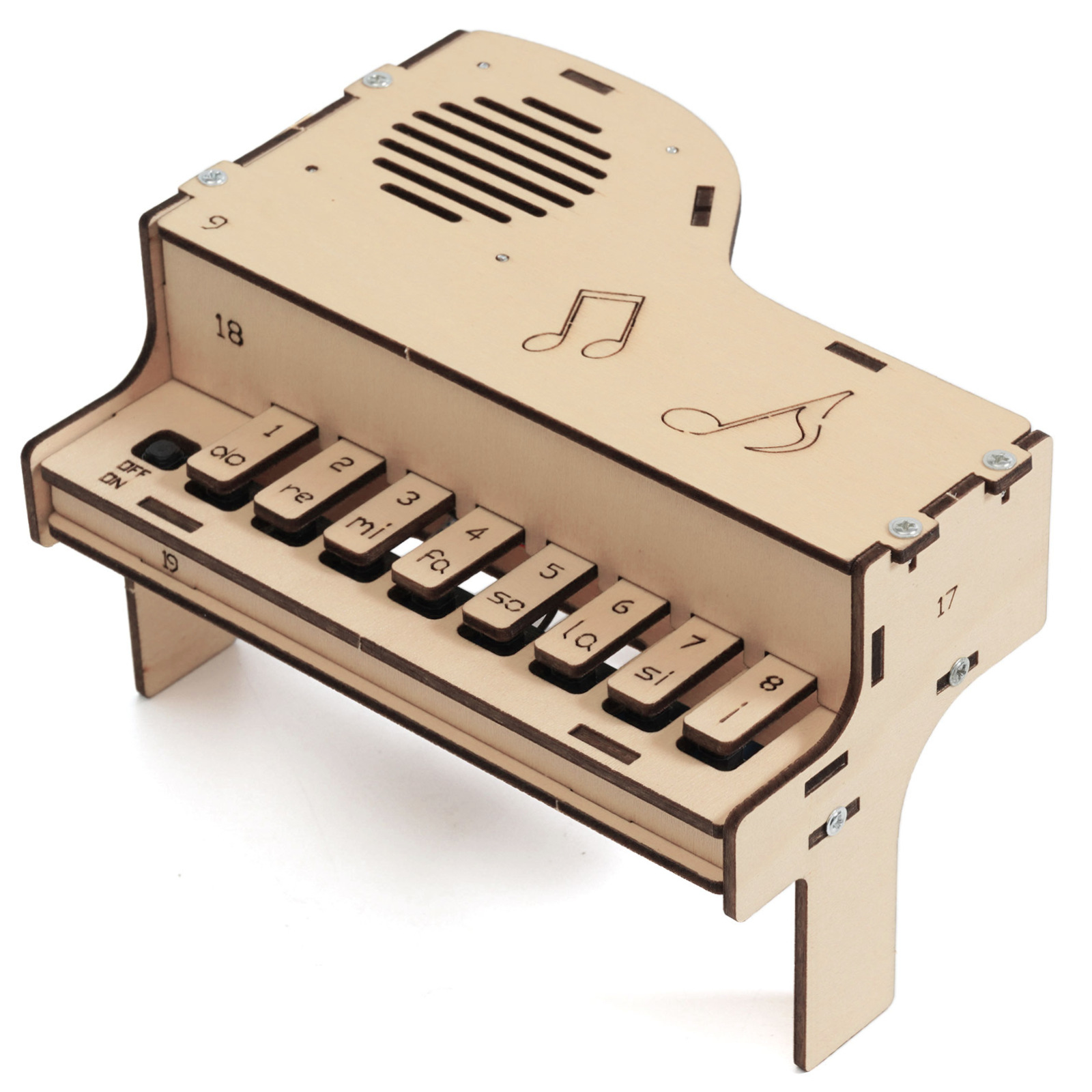 DIY drewniany model pianina el – Diy Electronics Kits For Kids recenzja i cena