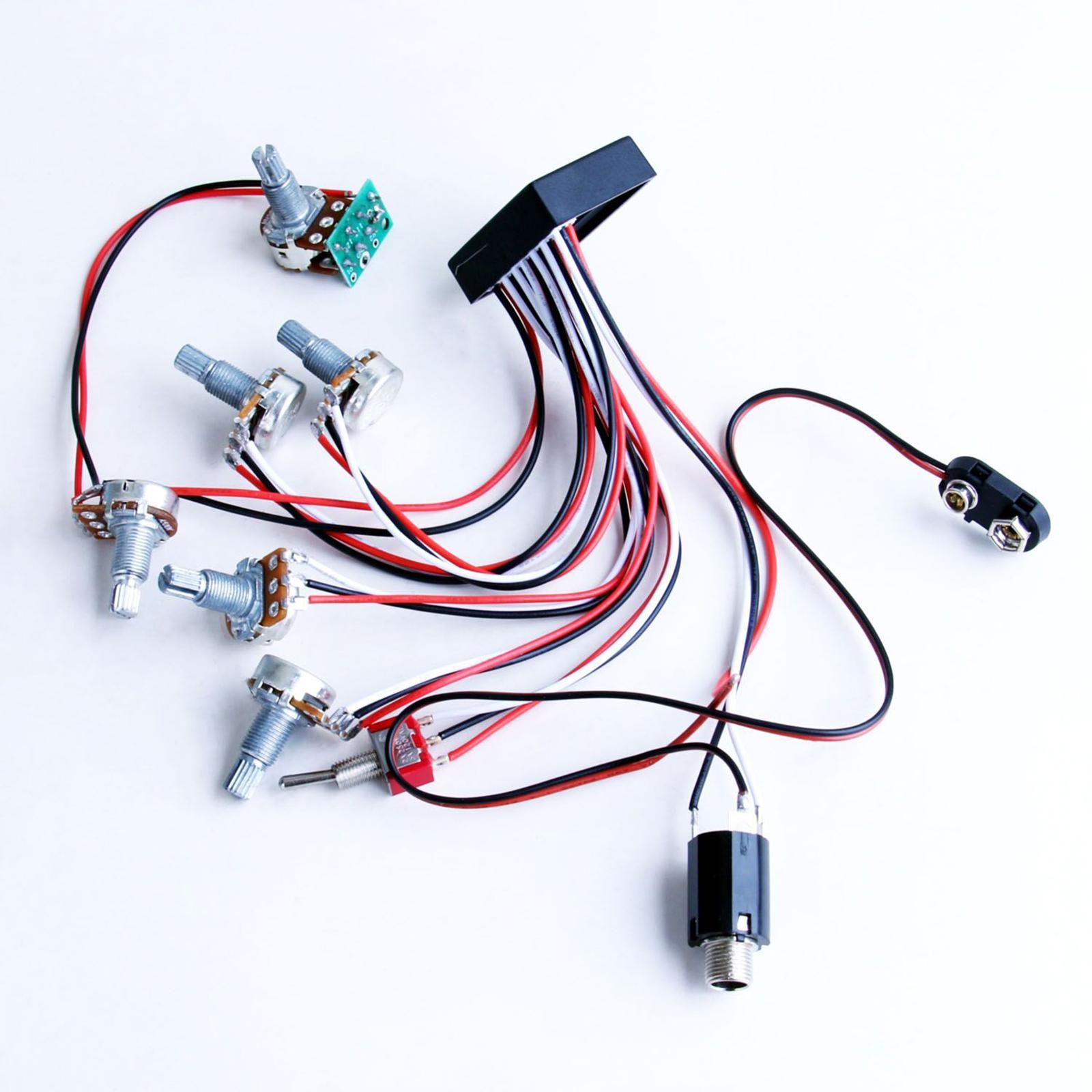 3-pasmowy aktywno-pasywny prze – Diy Guitar Electronics Kit recenzja i cena