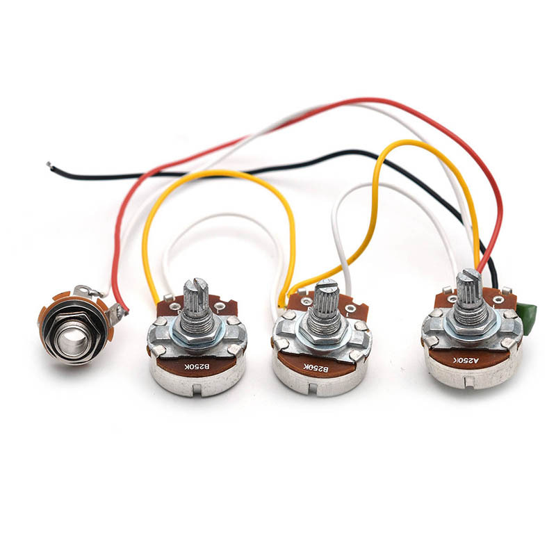 Zestaw przewodów do gitary bas – Diy Guitar Electronics Kit recenzja i cena