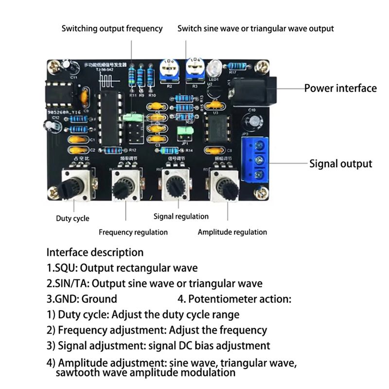 Moduł generatora sygnałów A76I – Diy Elektronik recenzja i cena