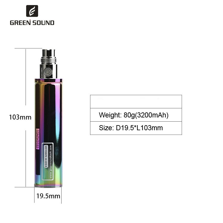 Bateria GS Ego 3 III 3200mAh d – Diy Vape Electronics recenzja i cena