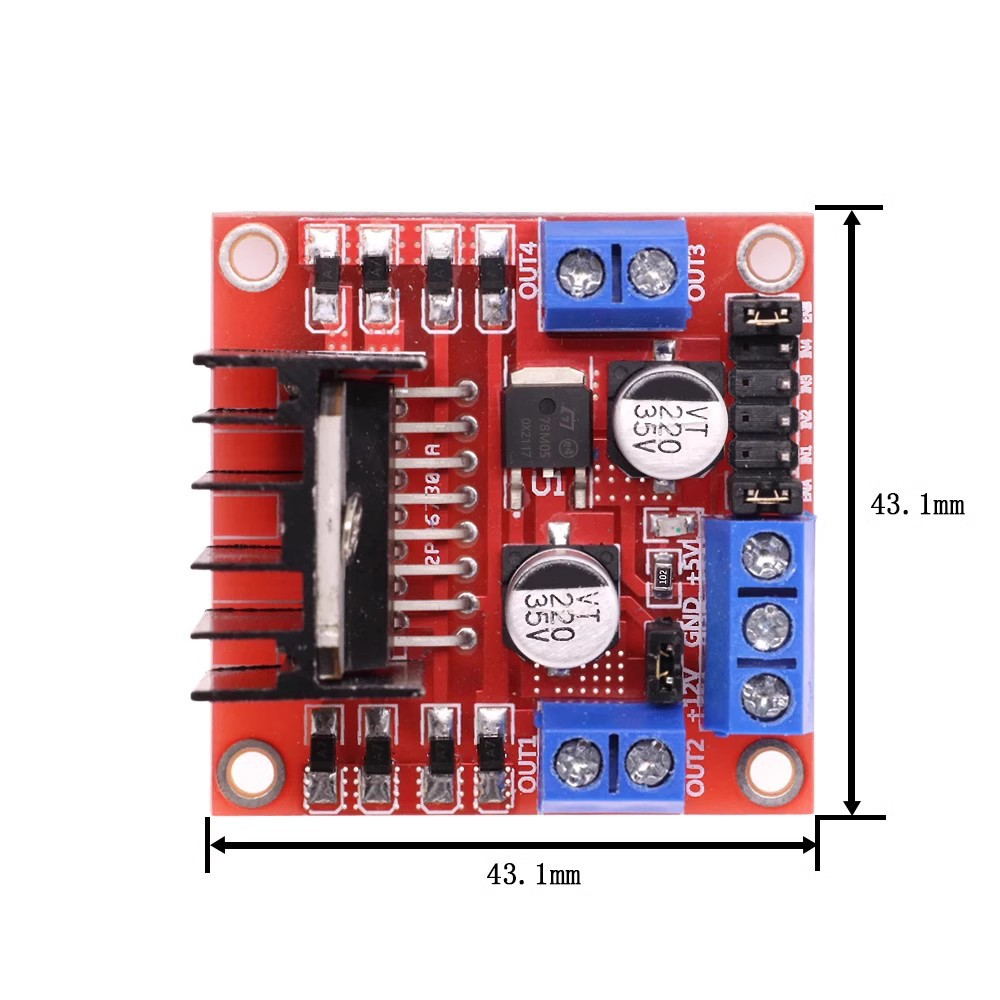 1~100 szt. Moduł sterownika si – L298N Motor Driver recenzja i cena