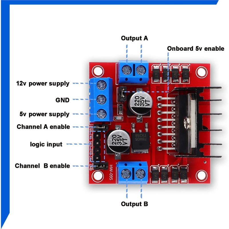 AEE7-4 szt. Moduł sterownika s – L298N Motor Driver recenzja i cena