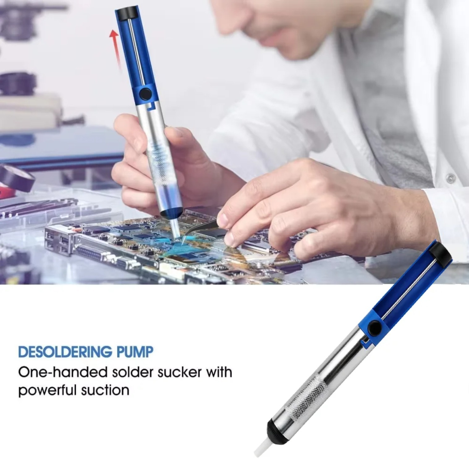 Aluminiowa metalowa pompa rozl – Desoldering Pump Solder recenzja i cena