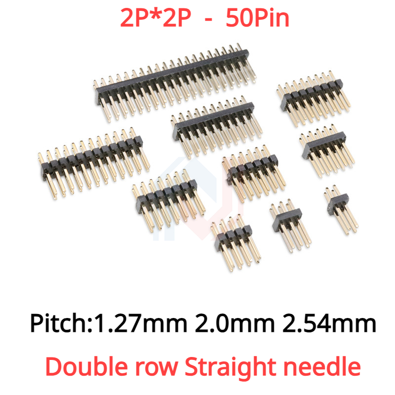 10 szt. Złącze PCB 2x2P - 50 p – Male Female Header Pin recenzja i cena