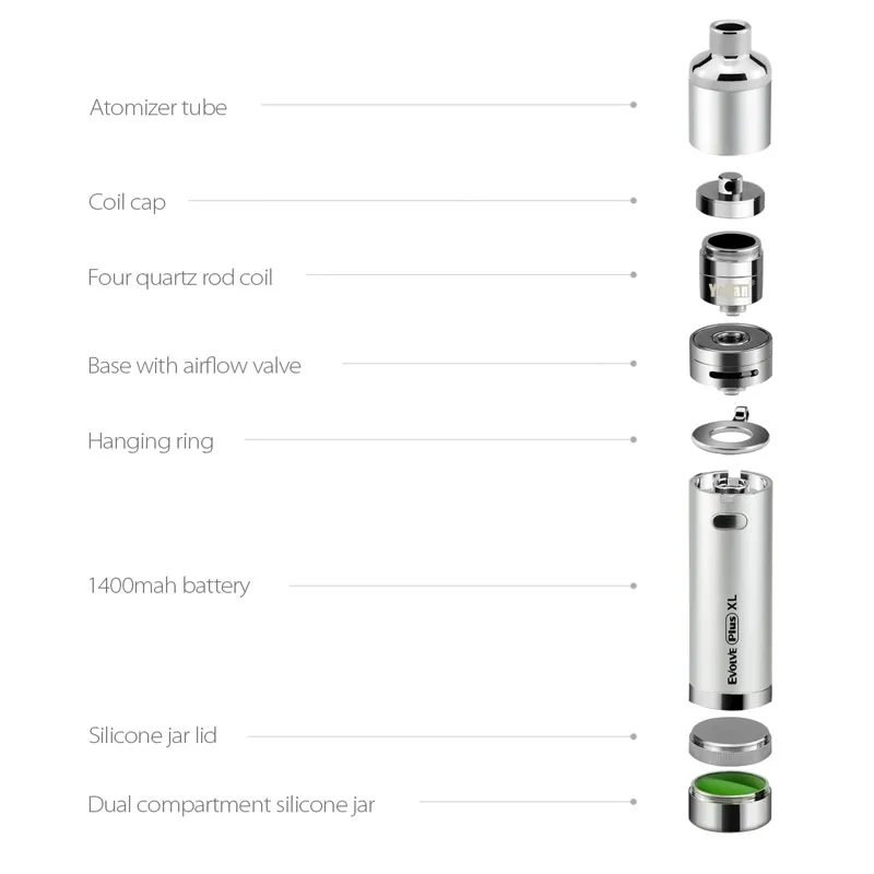 Oryginalny zestaw Yocan Evolve – Diy Vape Electronics recenzja i cena