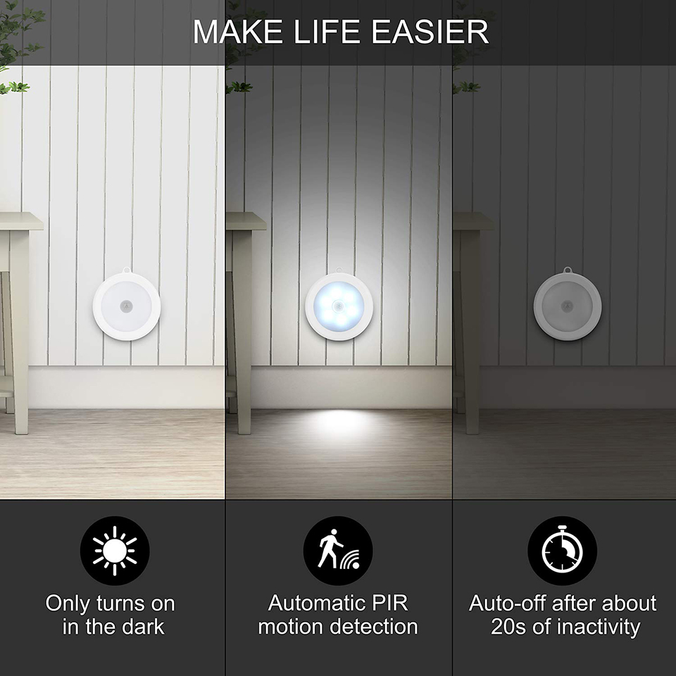 Czujnik ruchu PIR LED lampka n – Ldr Light Sensor recenzja i cena