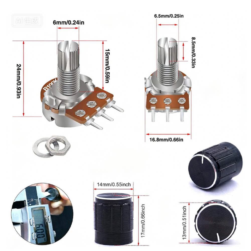 Zestaw 84 Potencjometrów 1K do – Diy Guitar Electronics Kit recenzja i cena