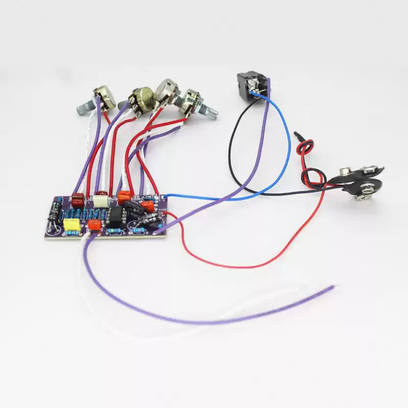 Zestaw aktywnego przedwzmacnia – Diy Guitar Electronics Kit recenzja i cena