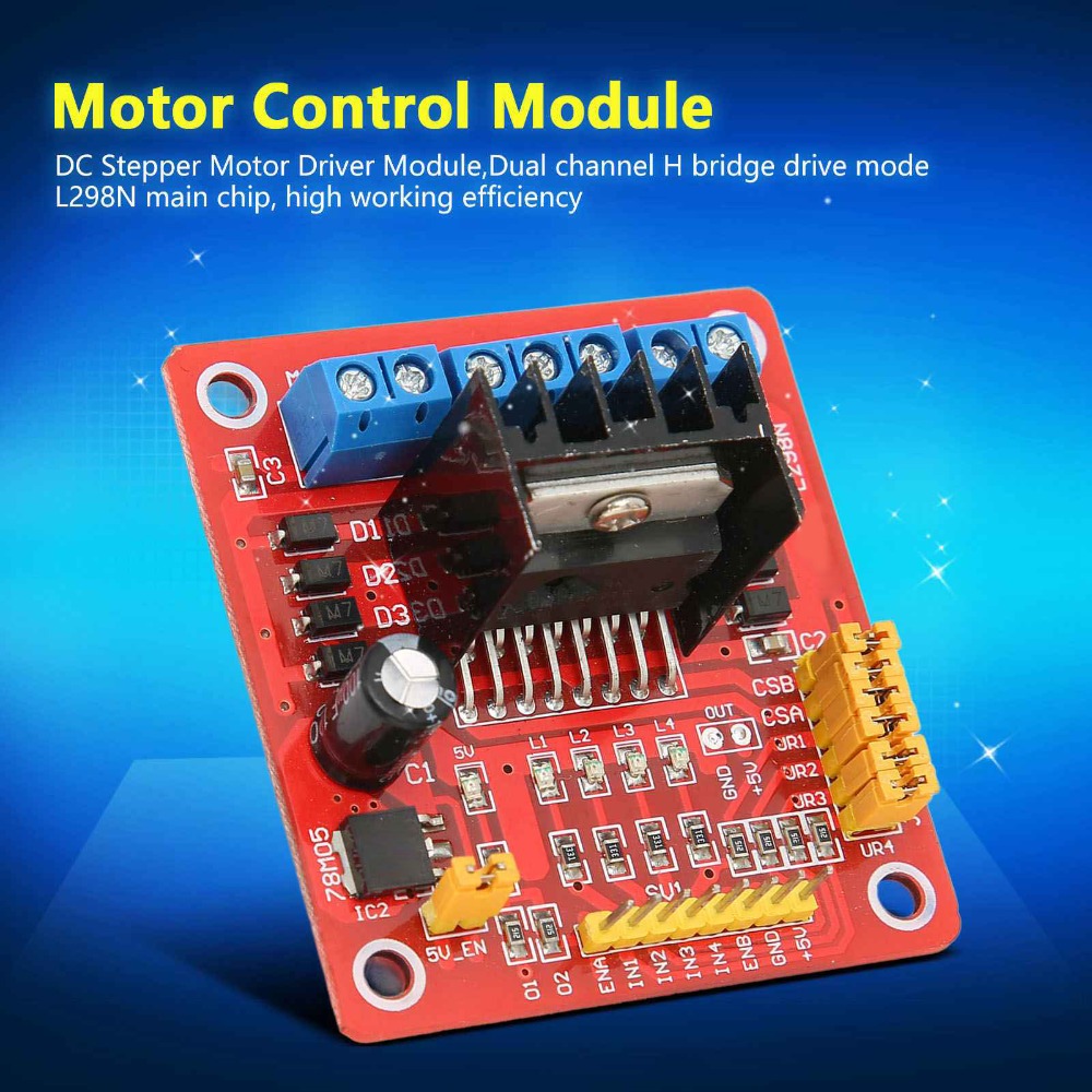 Moduł sterownika silnika kroko – L298N Motor Driver recenzja i cena