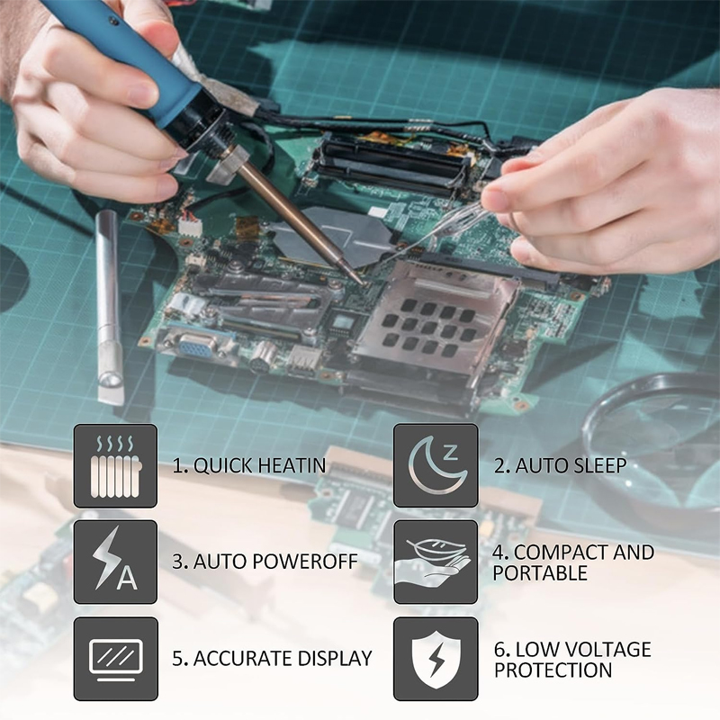 Bezprzewodowa stacja lutownicz – Diy Electronics Hobby recenzja i cena
