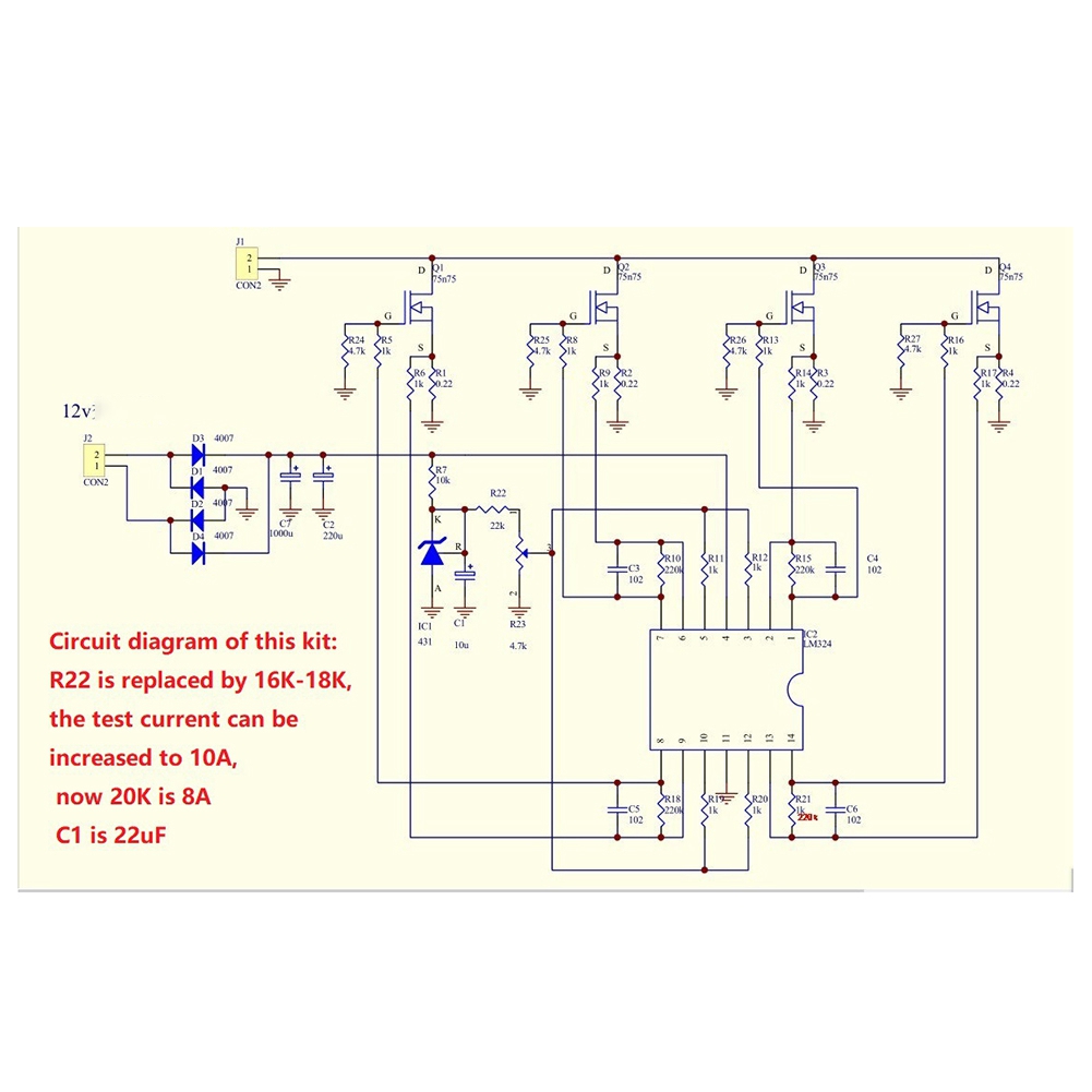 Zestawy ABIY-DIY 150W 10A Test – Diy Electronic Load recenzja i cena