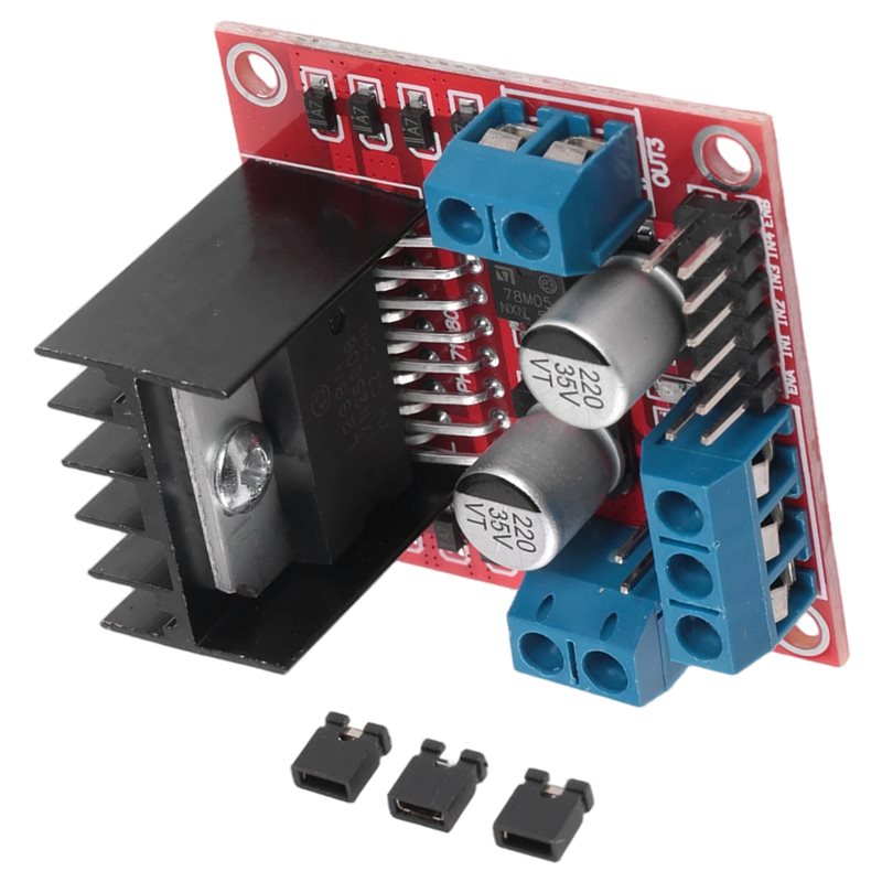 Moduł AED7-L298N, dwukanałowy  – L298N Motor Driver recenzja i cena