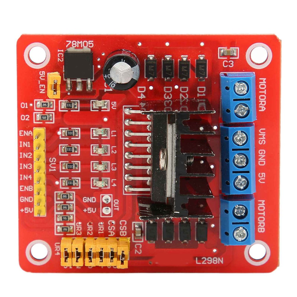 Moduł sterownika silnika kroko – L298N Motor Driver recenzja i cena