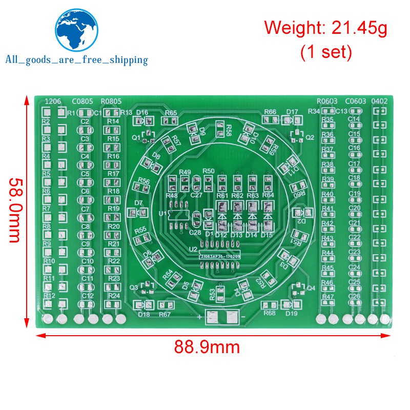 TZT 1/3 SZT. SMD NE555 CD4017  – Diy Electronics Kits For Kids recenzja i cena