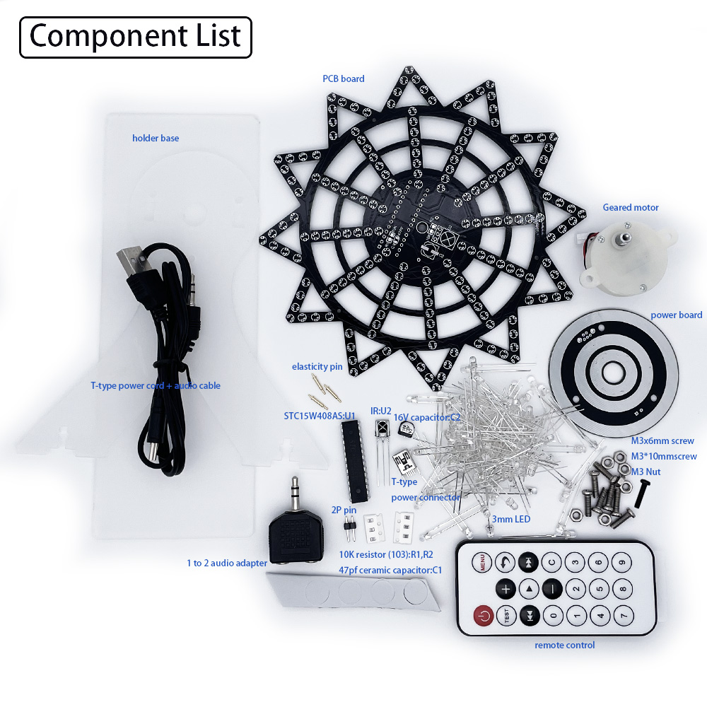 Zestaw elektroniczny DIY LED o – Diy Electronics India recenzja i cena