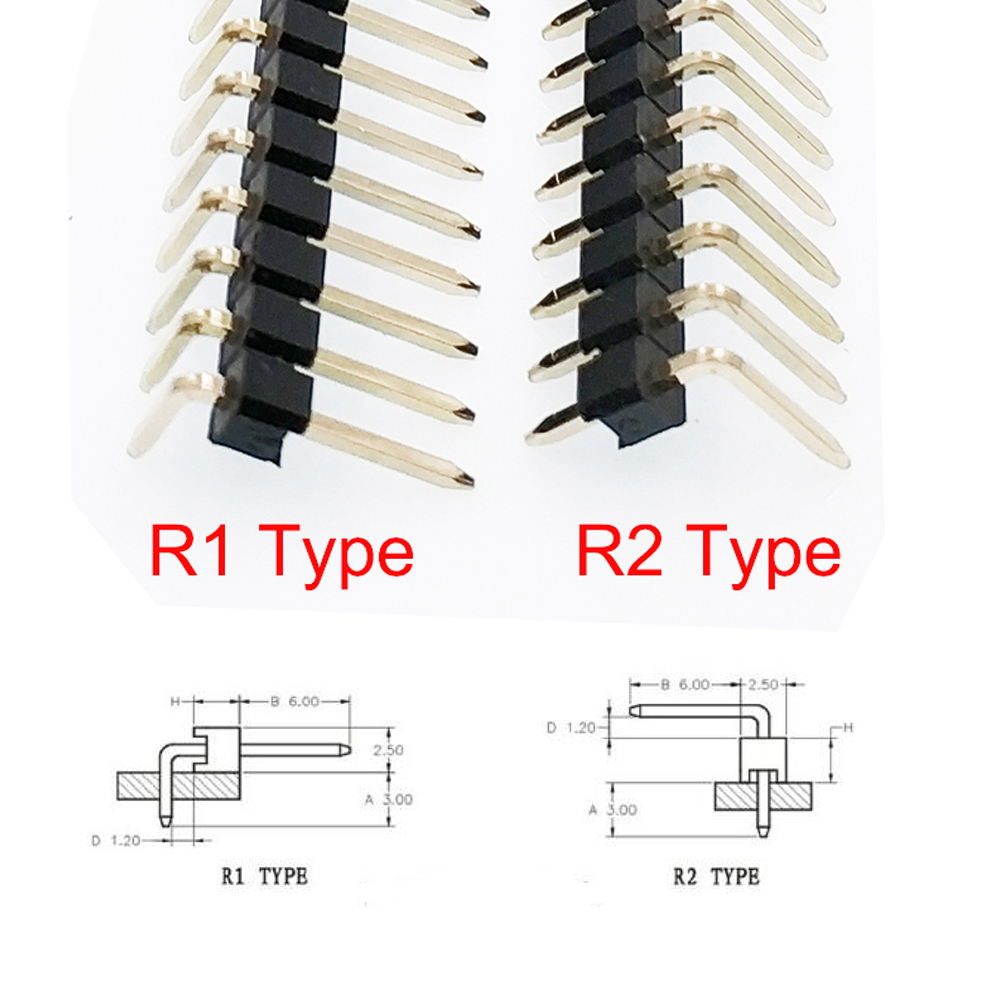100szt 2.54mm Jednorzędowe łam – Male Female Header Pin recenzja i cena